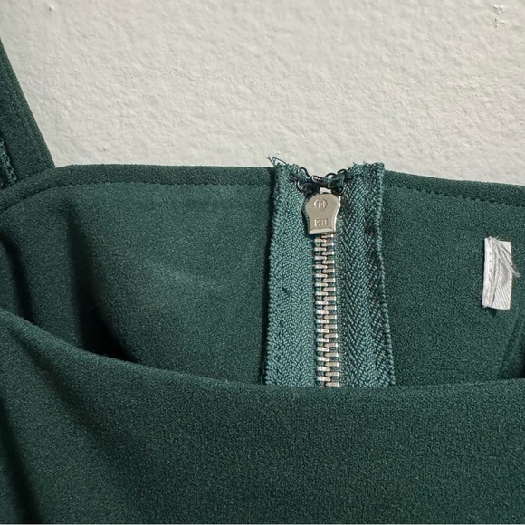 Petal & Pup Yvonne Emerald Green Hi Low Cut Out Midi Dress S - Picture 9 of 16